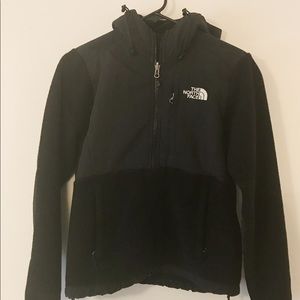NorthFace Black Denali Jacket with Hood